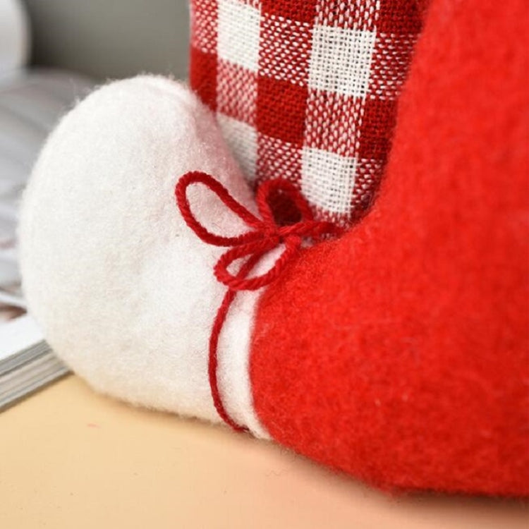 Christmas Faceless Doll Wine Bottle Cover Santa Claus Dining Table Standing Doll Wine Bottle Cover Decoration