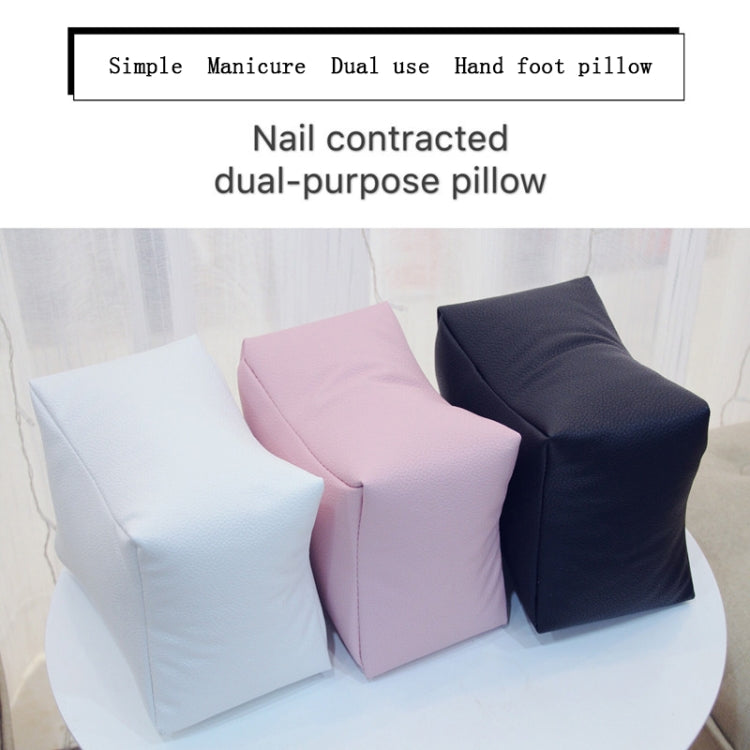 Nail Art Hand Rest Cushion Pillow Soft PU Leather Foot Hand Holder Manicure Nail Art Equipment