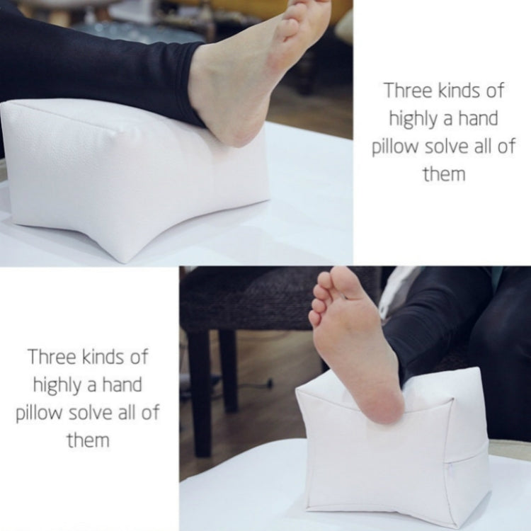 Nail Art Hand Rest Cushion Pillow Soft PU Leather Foot Hand Holder Manicure Nail Art Equipment