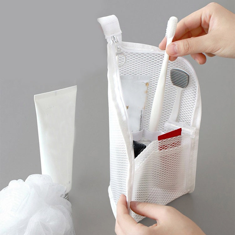 Travel Toiletries Storage Bag Cosmetic Brush Waterproof Handbag Random Colour