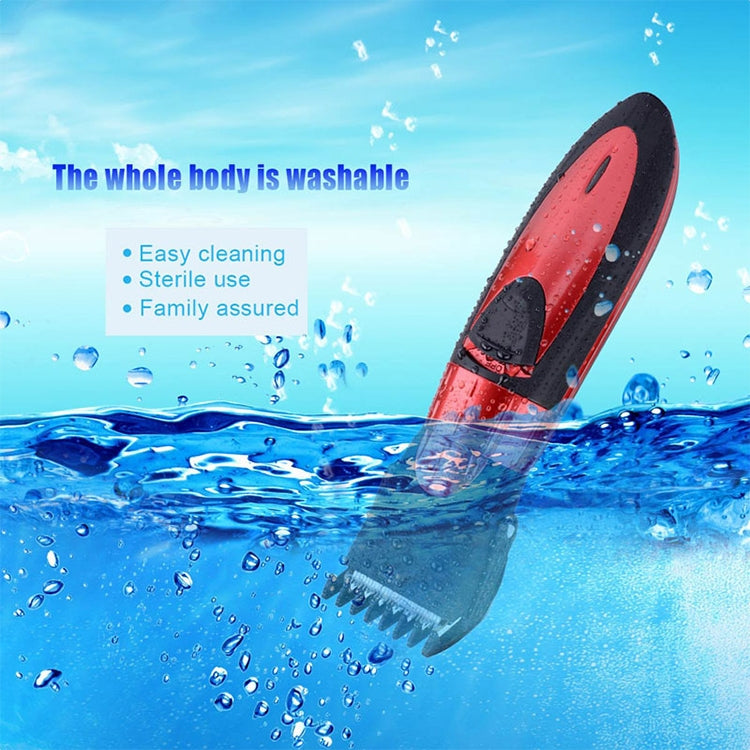 Waterproof Electric Hair Clipper Rechargeable Hair Trimmer Hair Cutting Machine Haircut Beard Trimer