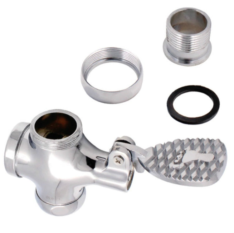 1 Inch Stool Flushing Valve Foot Pedal Urinal Delay Valve Squatting Toilet Flushing Valve