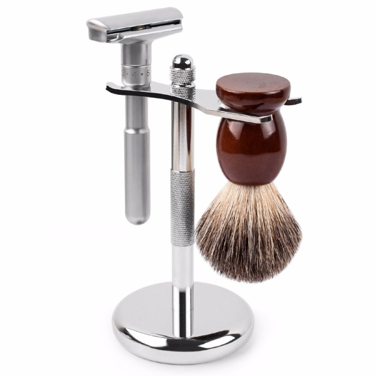 Adjustable Safety Razor Double Edge Classic Mens Shaving Hair Removal Shaver with 5 Blades