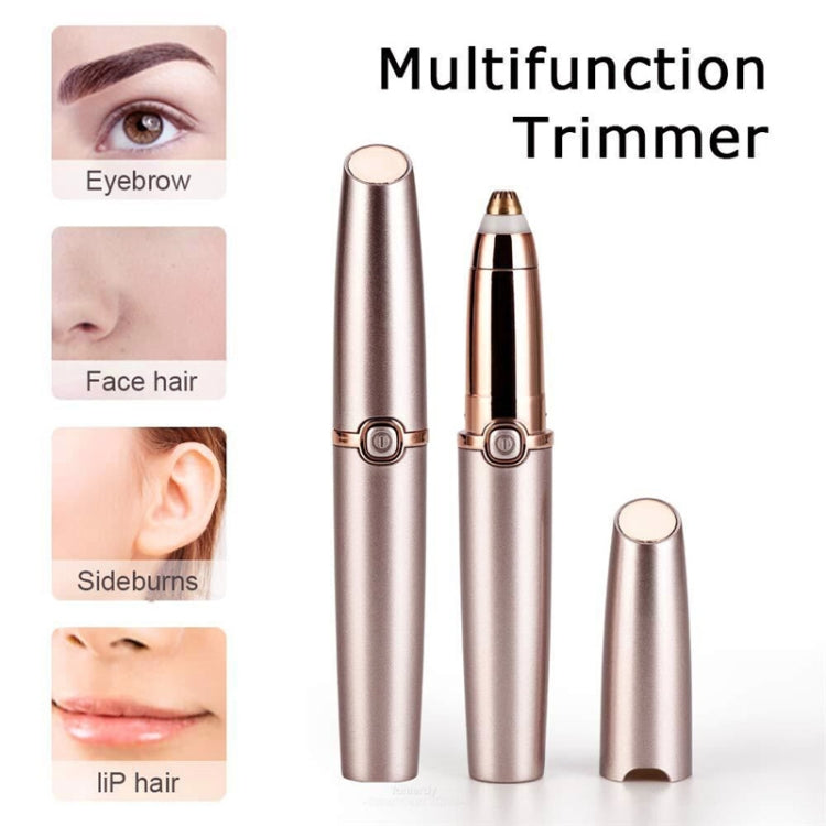 Push Button Electric Eyebrow Trimmer Automatic Hair Removal Device