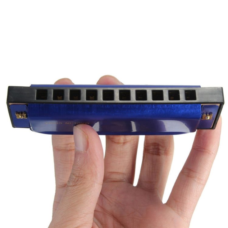 BEE 10-holes Dual-tones C Tone Brace Harmonica
