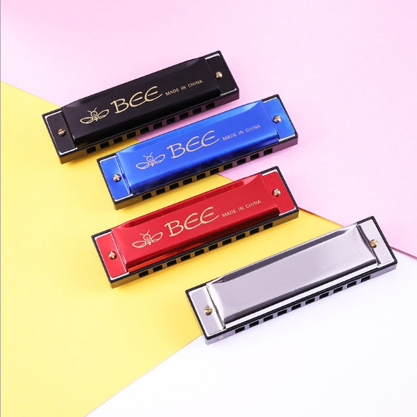 BEE 10-holes Dual-tones C Tone Brace Harmonica