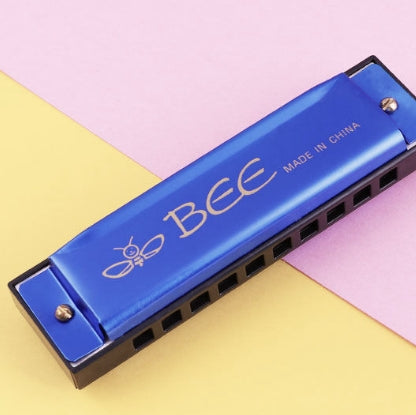 BEE 10-holes Dual-tones C Tone Brace Harmonica