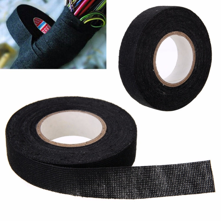 Heat-resistant Wiring Harness Tape Looms Wiring Harness Cloth Fabric Tape Adhesive Cable Protection 25M