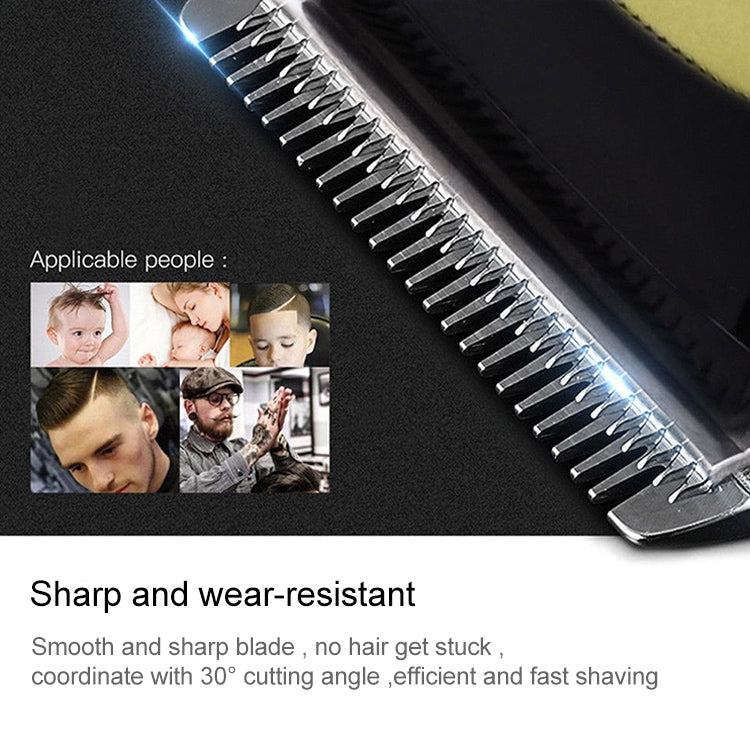 Surker SK-803 High-power LCD Hair Clipper Plug-in Dual-use Electric Clippers