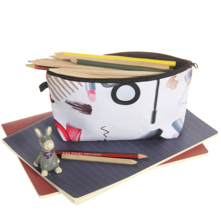 Printing Makeup Bags With Multicolor Pattern Cute Cosmetics Pouchs For Travel Ladies Pouch Women Cosmetic Bag