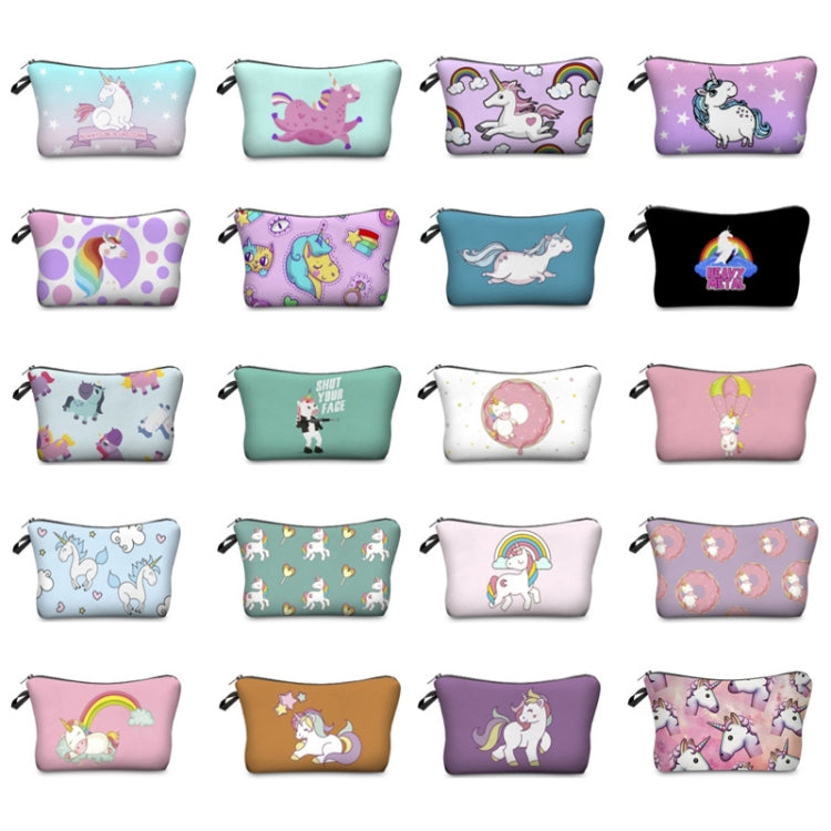 Printing Makeup Bags With Multicolor Pattern Cute Cosmetics Pouchs For Travel Ladies Pouch Women Cosmetic Bag