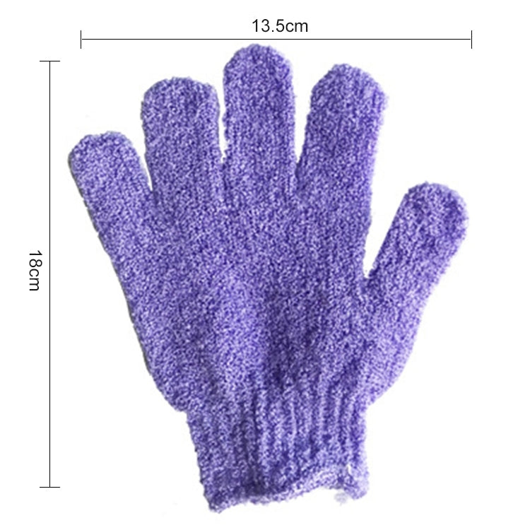 5 PCS Shower Bath Gloves Exfoliating Spa Massage Scrub Body Glove