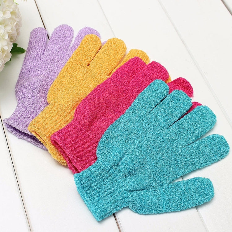 5 PCS Shower Bath Gloves Exfoliating Spa Massage Scrub Body Glove