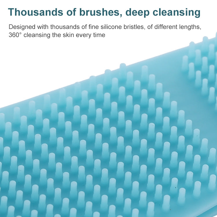 Silicone Massage Pull Strap Bath Brush Powerful Exfoliating Rubbing Bath Artifact