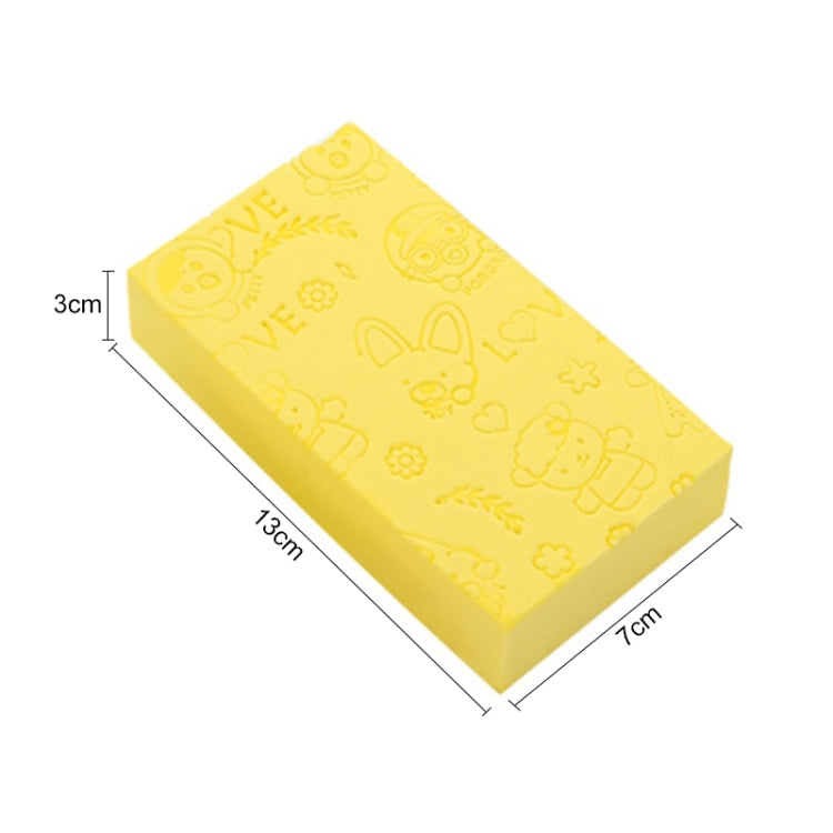 Baby Shower Spa Bath Square Sponge Body Cleaning Scrub