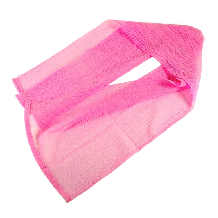 2 PCS Long Nylon Mesh Bath Shower Body Washing Clean Exfoliate Puff Scrubbing Towel Cloth Scrubbers Body Face Wash Cleaning Towel