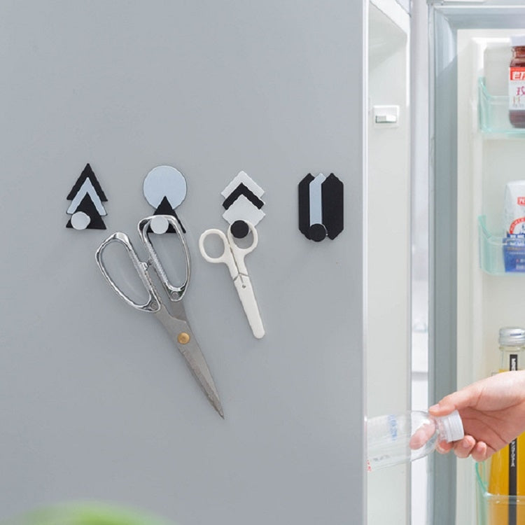 Wrought Iron Geometric Hook Kitchen and Bathroom Creative Sticky Hook