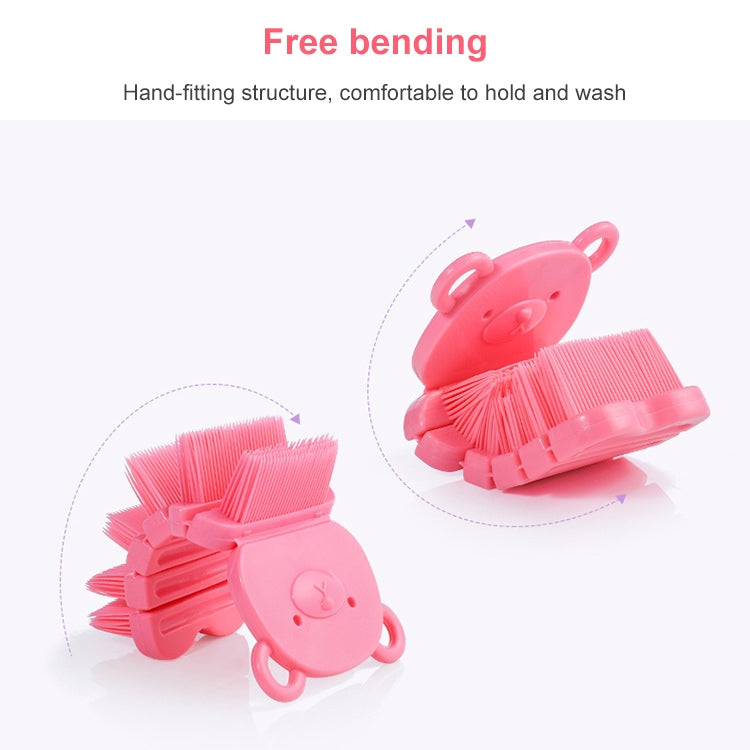 Creative Household Hand Washing Brush Massage Brush Nail Brush Household Cleaning Daily Necessities, Random Color Deilvery
