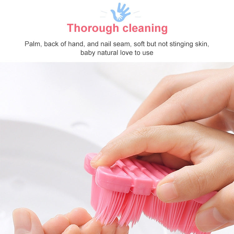 Creative Household Hand Washing Brush Massage Brush Nail Brush Household Cleaning Daily Necessities, Random Color Deilvery