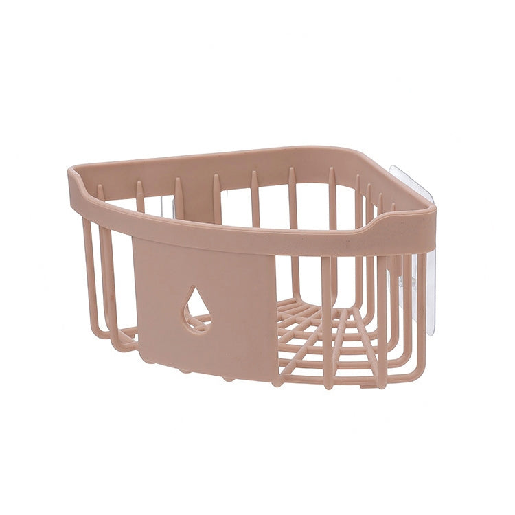 Kitchen Sink Toilet Bathroom Wall Racks Washstand Triangle Plastic Storage Rack