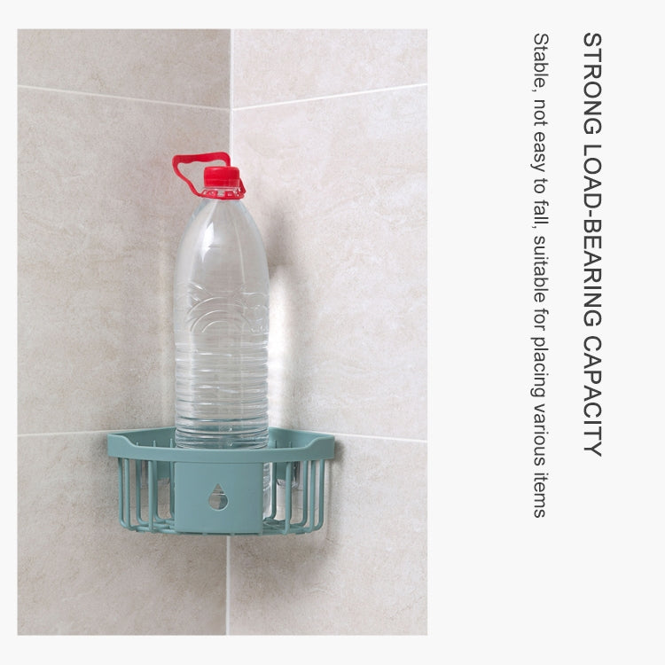 Kitchen Sink Toilet Bathroom Wall Racks Washstand Triangle Plastic Storage Rack