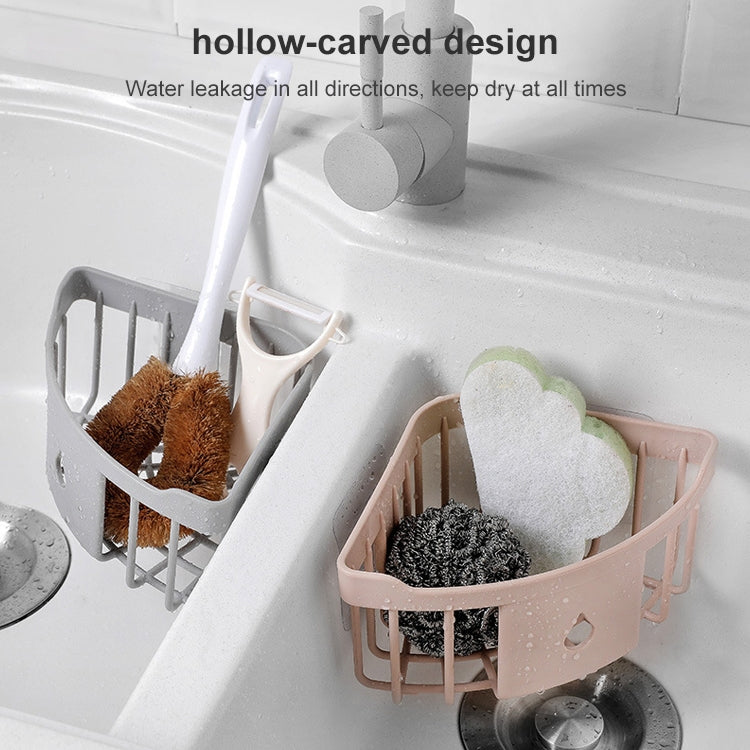 Kitchen Sink Toilet Bathroom Wall Racks Washstand Triangle Plastic Storage Rack