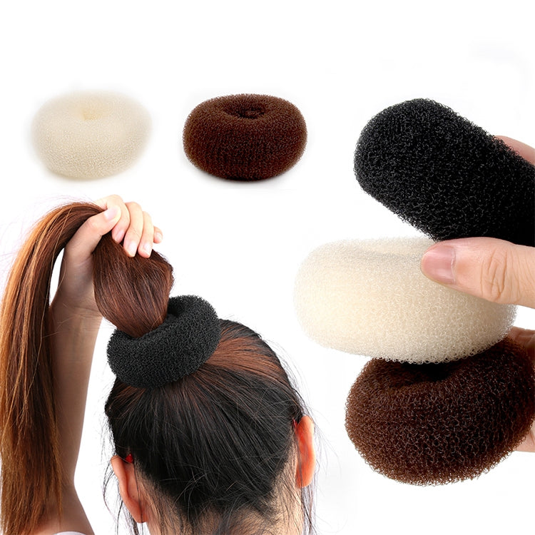 3 PCS Elegant Women Ladies Donut Hair Ring