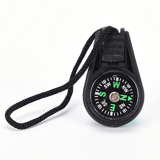 10 PCS Key Chain Mini Compass Gear Outdoor Camping Hiking Navigator Utility Gear Survival Pocket Compass Tool