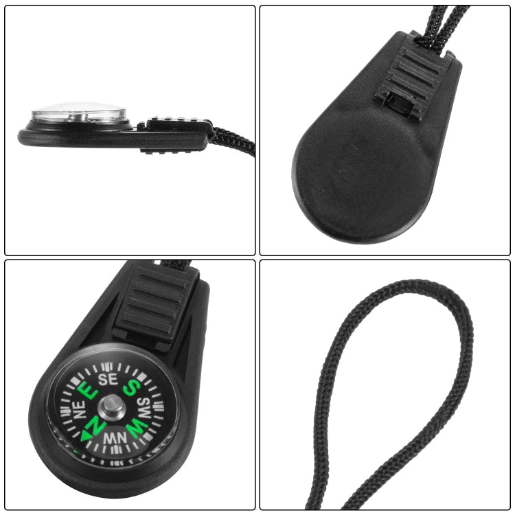 10 PCS Key Chain Mini Compass Gear Outdoor Camping Hiking Navigator Utility Gear Survival Pocket Compass Tool