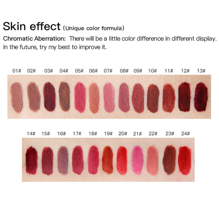 Lip Gloss Nude Matte Liquid Lipstick Waterproof  Long Lasting Moisturizing Lip Makeup Cosmetics