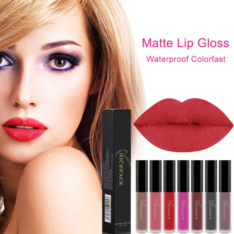 Lip Gloss Nude Matte Liquid Lipstick Waterproof  Long Lasting Moisturizing Lip Makeup Cosmetics