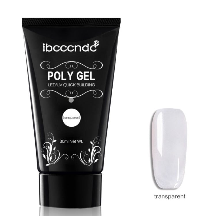 3 PCS Nail Acrylic Poly Gel Pink White Clear Crystal Builder Gel