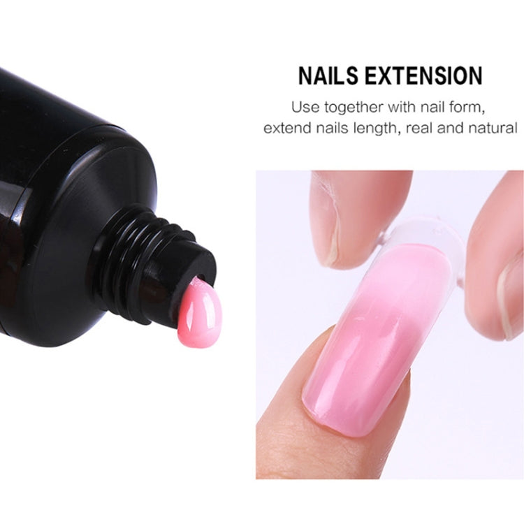 3 PCS Nail Acrylic Poly Gel Pink White Clear Crystal Builder Gel