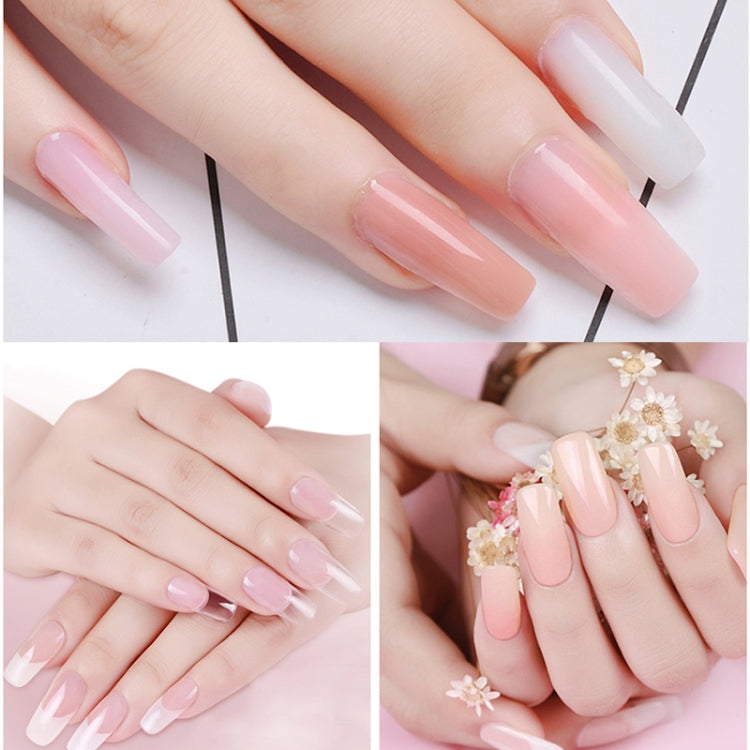 3 PCS Nail Acrylic Poly Gel Pink White Clear Crystal Builder Gel