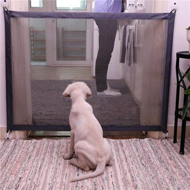 Dog Pet Fences Portable Folding Safe Protection Safety Door Magic Gate For Dogs Cat Pet
