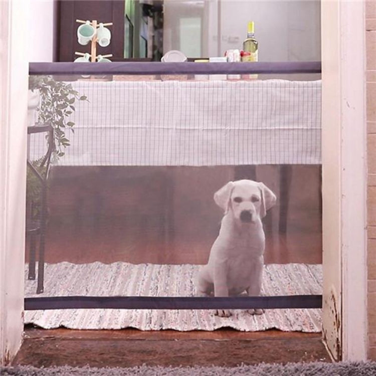 Dog Pet Fences Portable Folding Safe Protection Safety Door Magic Gate For Dogs Cat Pet