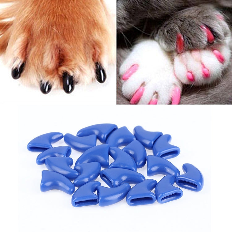 20 PCS Silicone Soft Cat Nail Caps / Cat Paw Claw / Pet Nail Protector/Cat Nail Cover