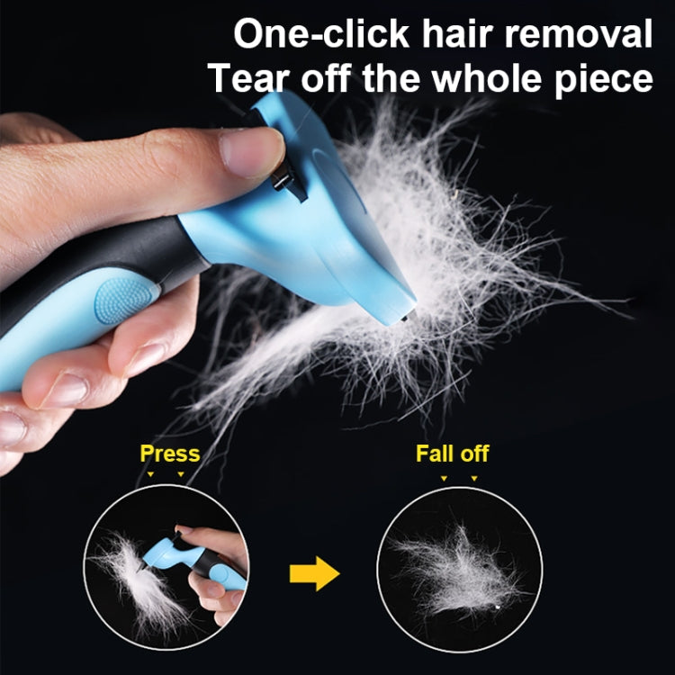 Pet Comb Stainless Steel Double-Sided Open Knot Clean Beauty Hair Removal Comb