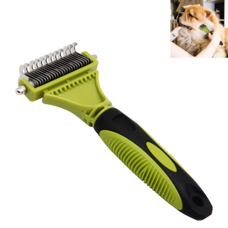 Pet Cat and Dog Cleaning Comb Double-sided Open Knot Hair Brushing Beauty Comb