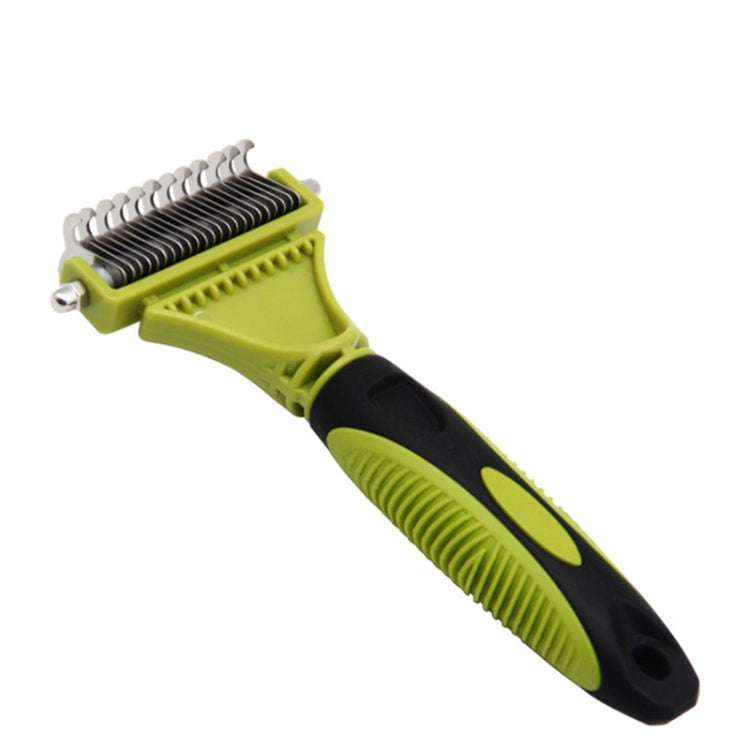 Pet Cat and Dog Cleaning Comb Double-sided Open Knot Hair Brushing Beauty Comb