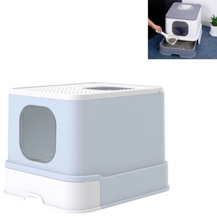 Top Drawer Fully Enclosed Cat Litter Box Pet Supplies