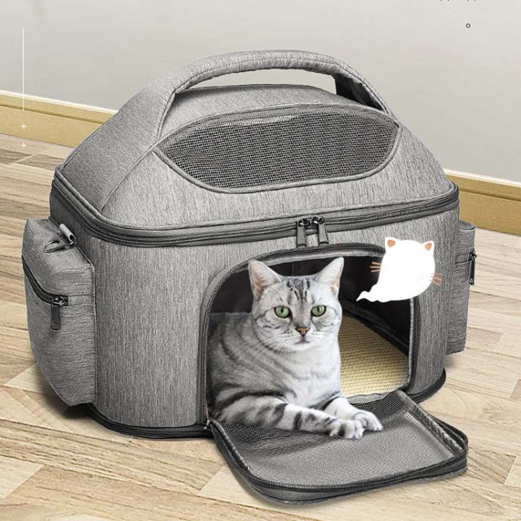 Portable Pet Bag for Outing Cats and Dogs Collapsible Pet Shoulder Bag Pet Backpack
