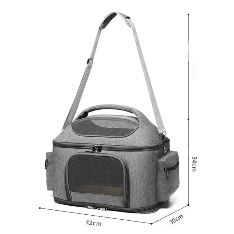 Portable Pet Bag for Outing Cats and Dogs Collapsible Pet Shoulder Bag Pet Backpack