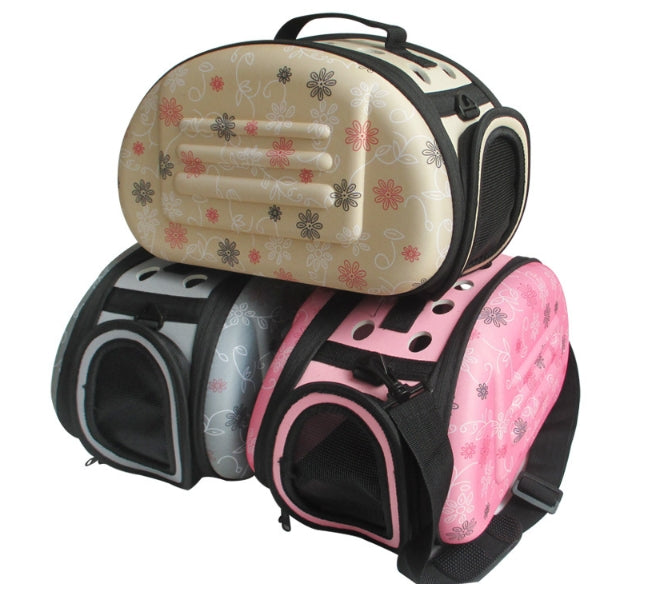 Portable Cats Handbag Foldable Travel Bag Puppy Carrying Mesh Shoulder Pet Bags