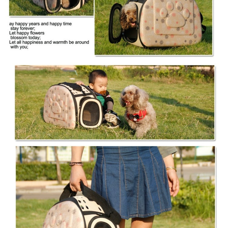Portable Cats Handbag Foldable Travel Bag Puppy Carrying Mesh Shoulder Pet Bags