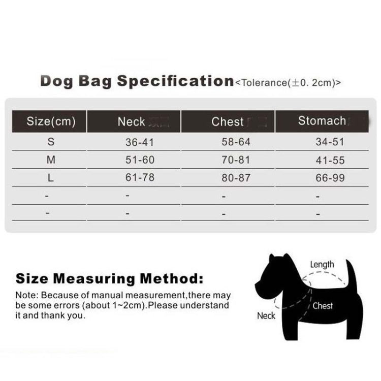 Self-Portable Backpack For Dogs Out Of The Backpack Breathable Mesh Pet Bag