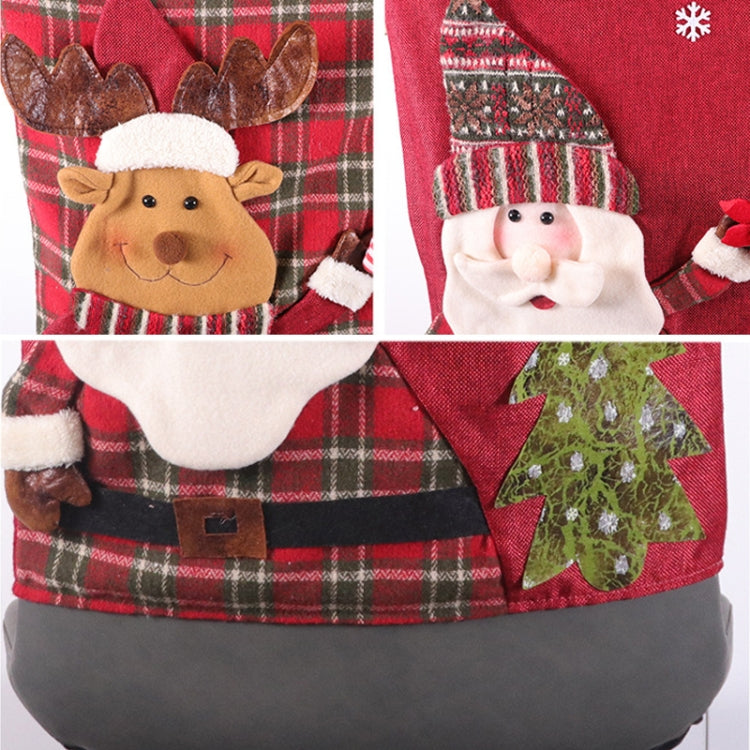 Christmas Decoration Linen Chair Cover