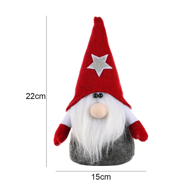 Christmas Ornament Five-Pointed Star Forester Doll Santa Claus Ornament