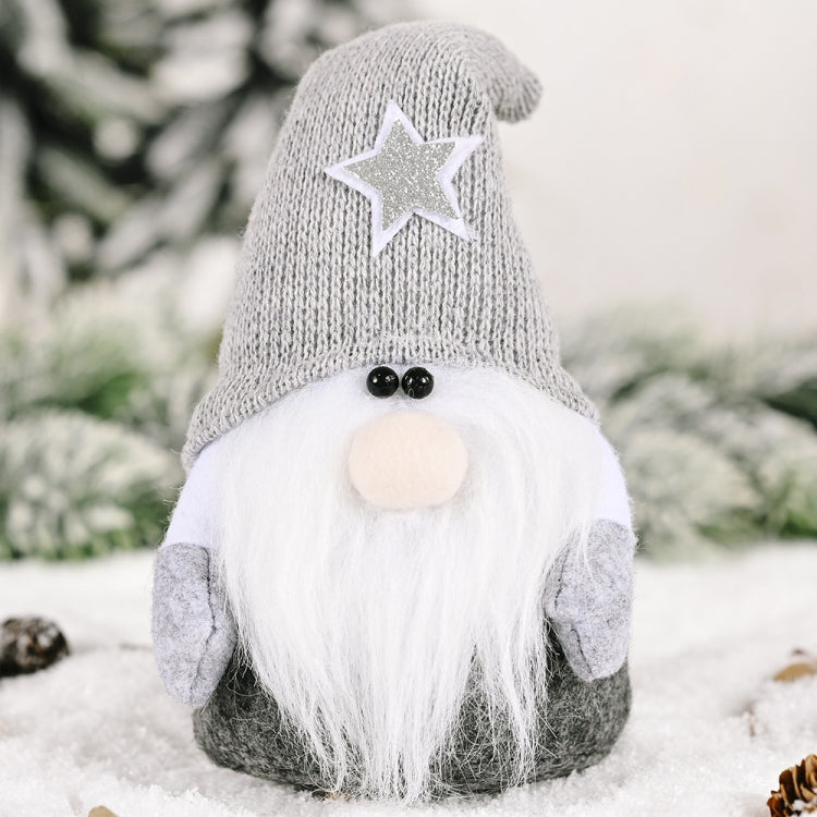 Christmas Ornament Five-Pointed Star Forester Doll Santa Claus Ornament