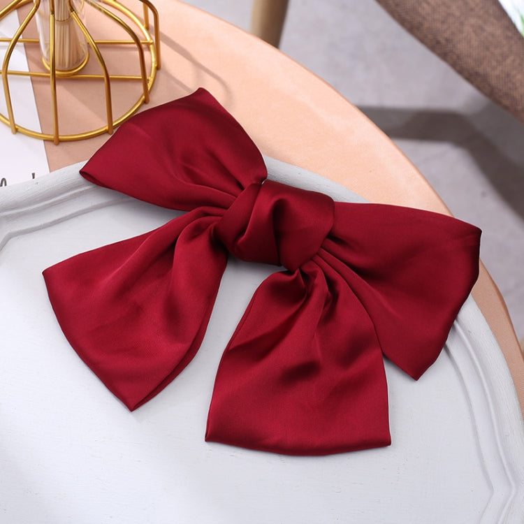 5 PCS Satin Bow Hairpin Back Head Hair Accessories